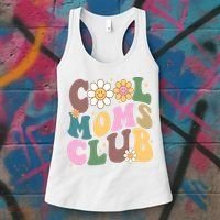 Cool Mom Club Floral Mothers Day Women's Tank Top thumb 3