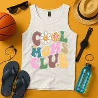 Cool Mom Club Floral Mothers Day Tank Top thumb 4