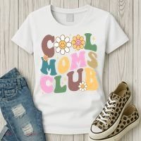 Cool Mom Club Floral Mothers Day Women's T-Shirt thumb 3