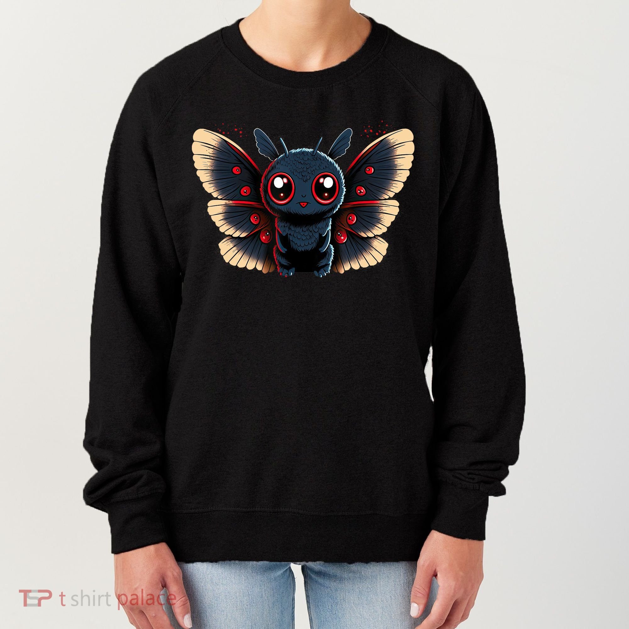 Cute Mothman Cryptid Kawaii Women's Sweatshirt