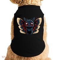 Cute Mothman Cryptid Kawaii Doggie Tank thumb 0