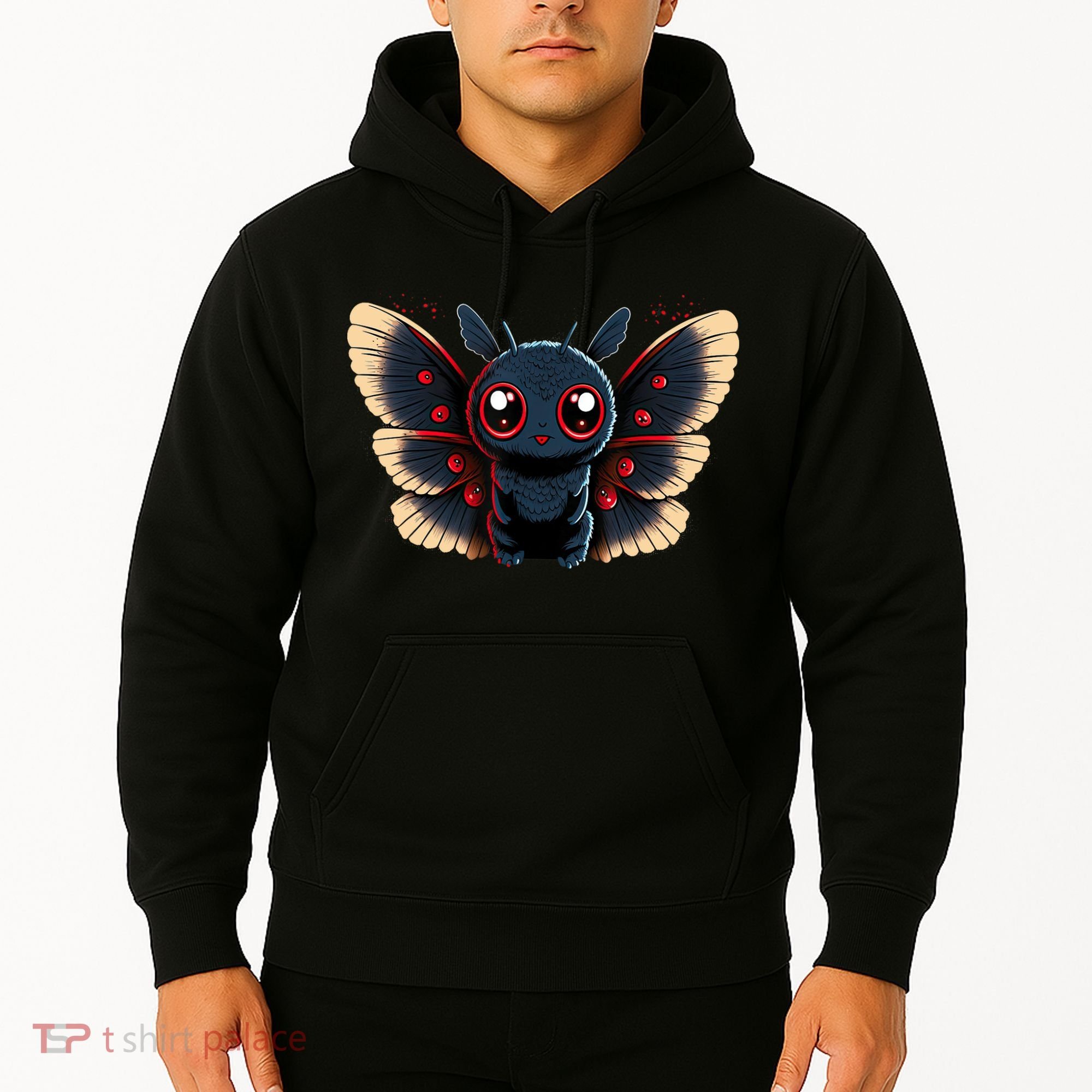 Cute Mothman Cryptid Kawaii Hoodie