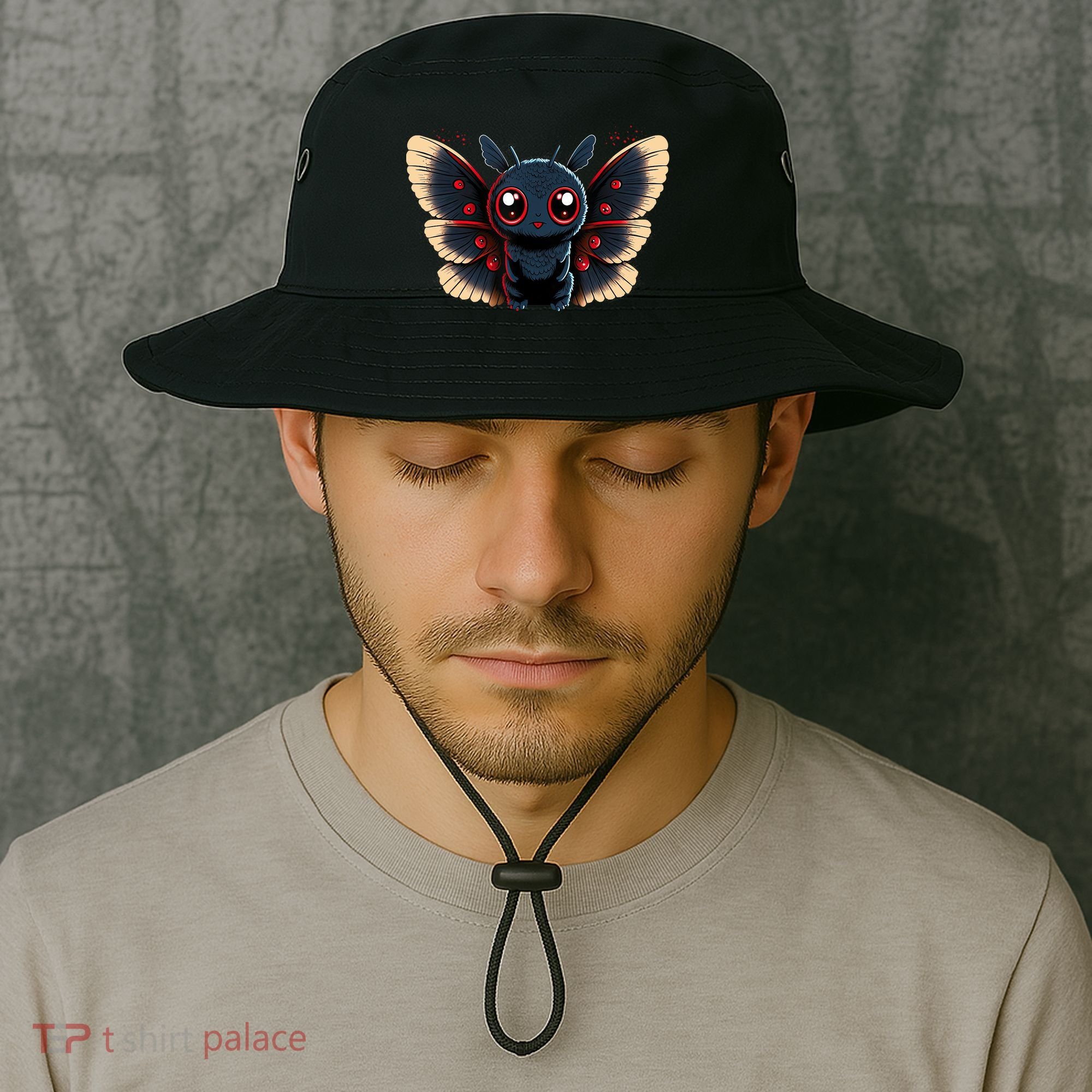 Cute Mothman Cryptid Kawaii Bucket Hat