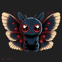 Cute Mothman Cryptid Kawaii Beanie thumb 2