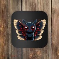 Cute Mothman Cryptid Kawaii Coaster thumb 0