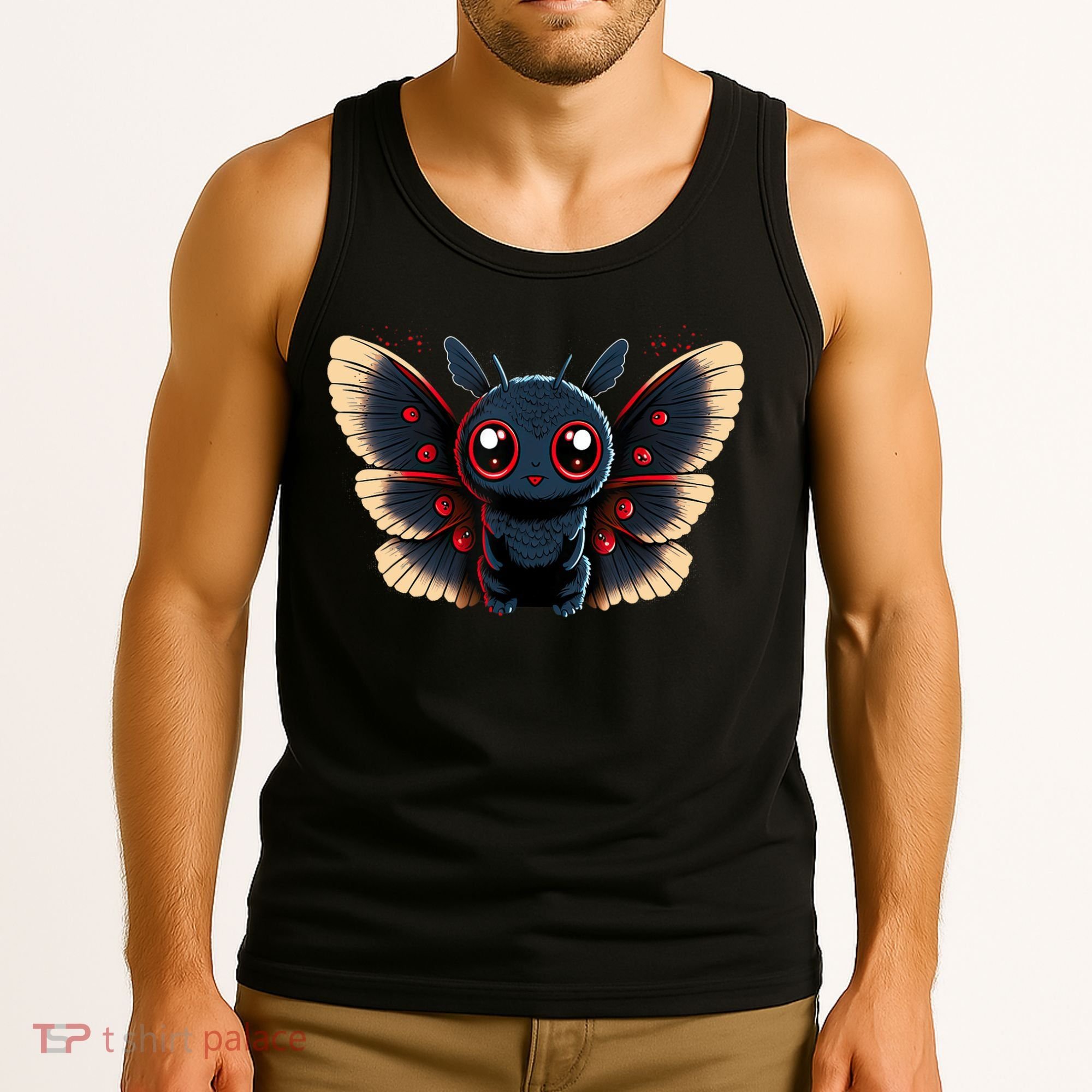 Cute Mothman Cryptid Kawaii Tank Top