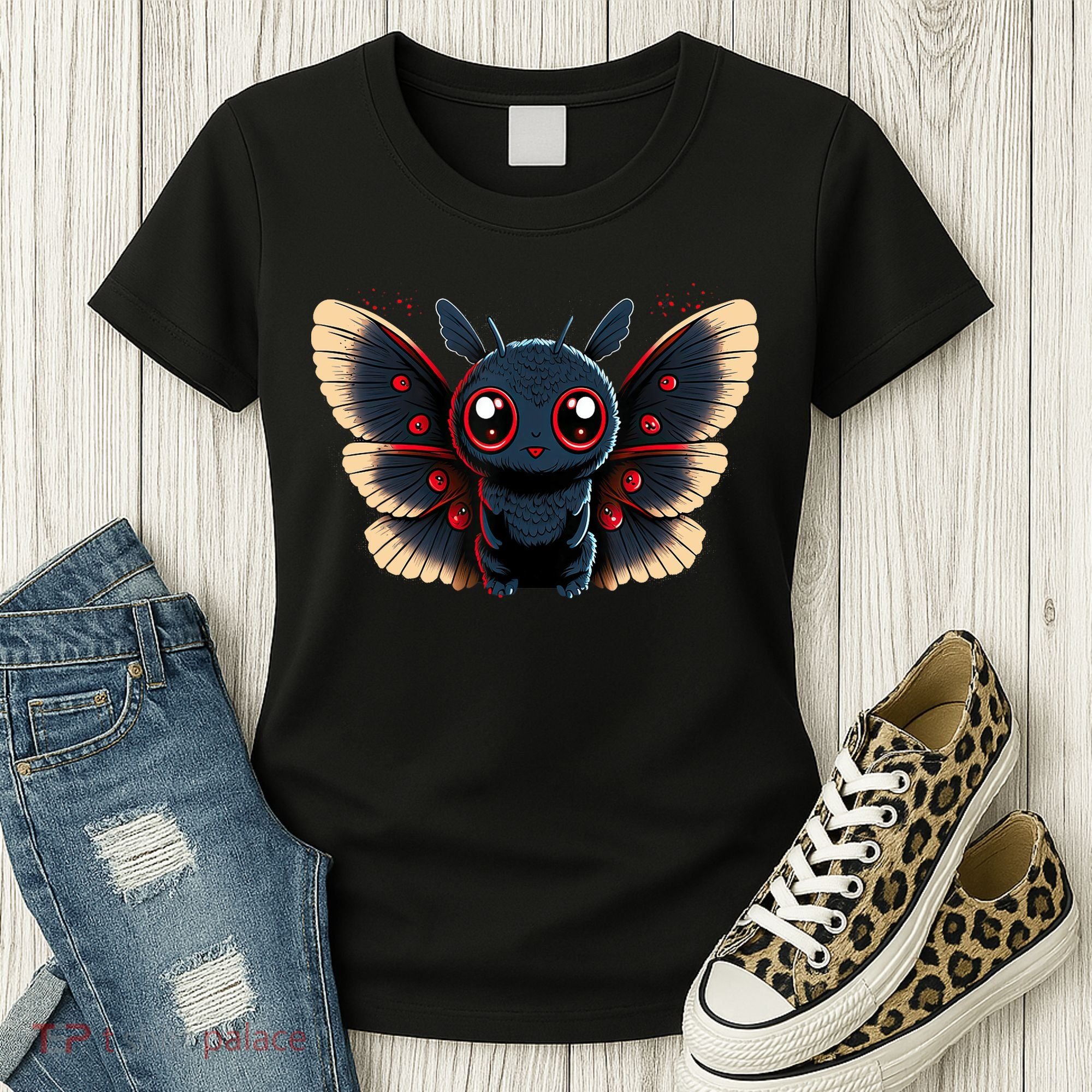 Cute Mothman Cryptid Kawaii Women's T-Shirt