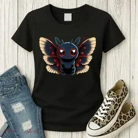 Cute Mothman Cryptid Kawaii Women's T-Shirt thumb 3