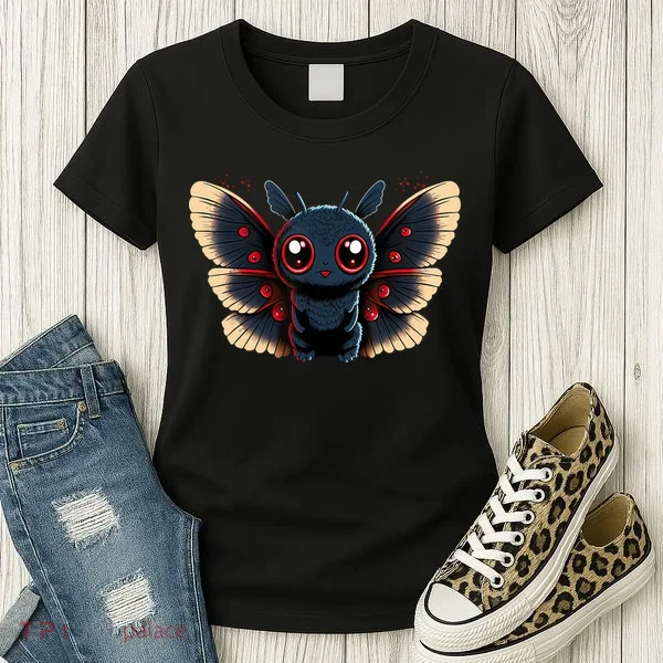 Cute Mothman Cryptid Kawaii Women's T-Shirt