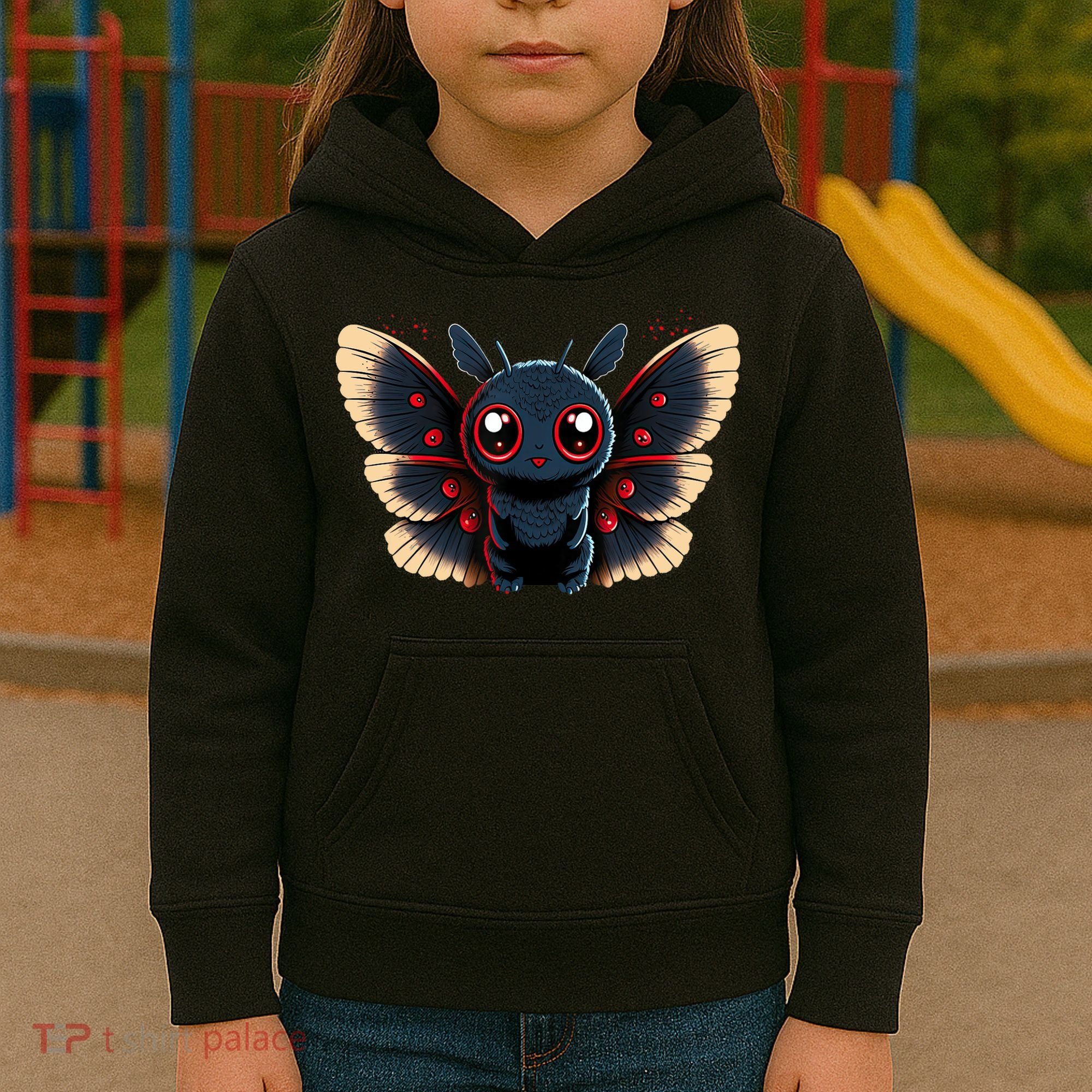 Cute Mothman Cryptid Kawaii Kids Hoodie