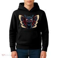 Cute Mothman Cryptid Kawaii Kids Hoodie thumb 4