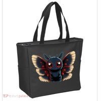 Cute Mothman Cryptid Kawaii Tote Bag thumb 2