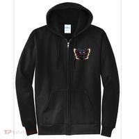 Cute Mothman Cryptid Kawaii Full Zip Hoodie thumb 0