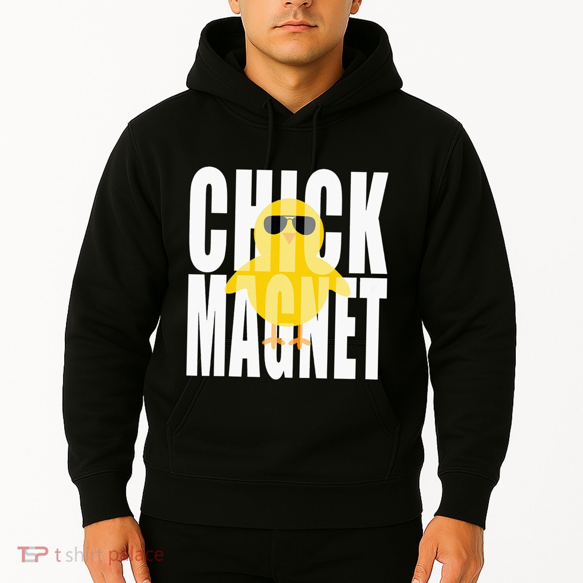 Chick Magnet Cute Easter Baby Chicken Sunglasses Art Hoodie