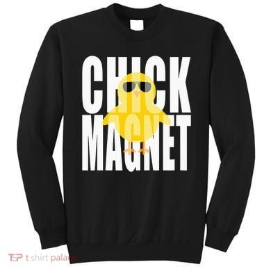Chick Magnet Cute Easter Baby Chicken Sunglasses Art Sweatshirt