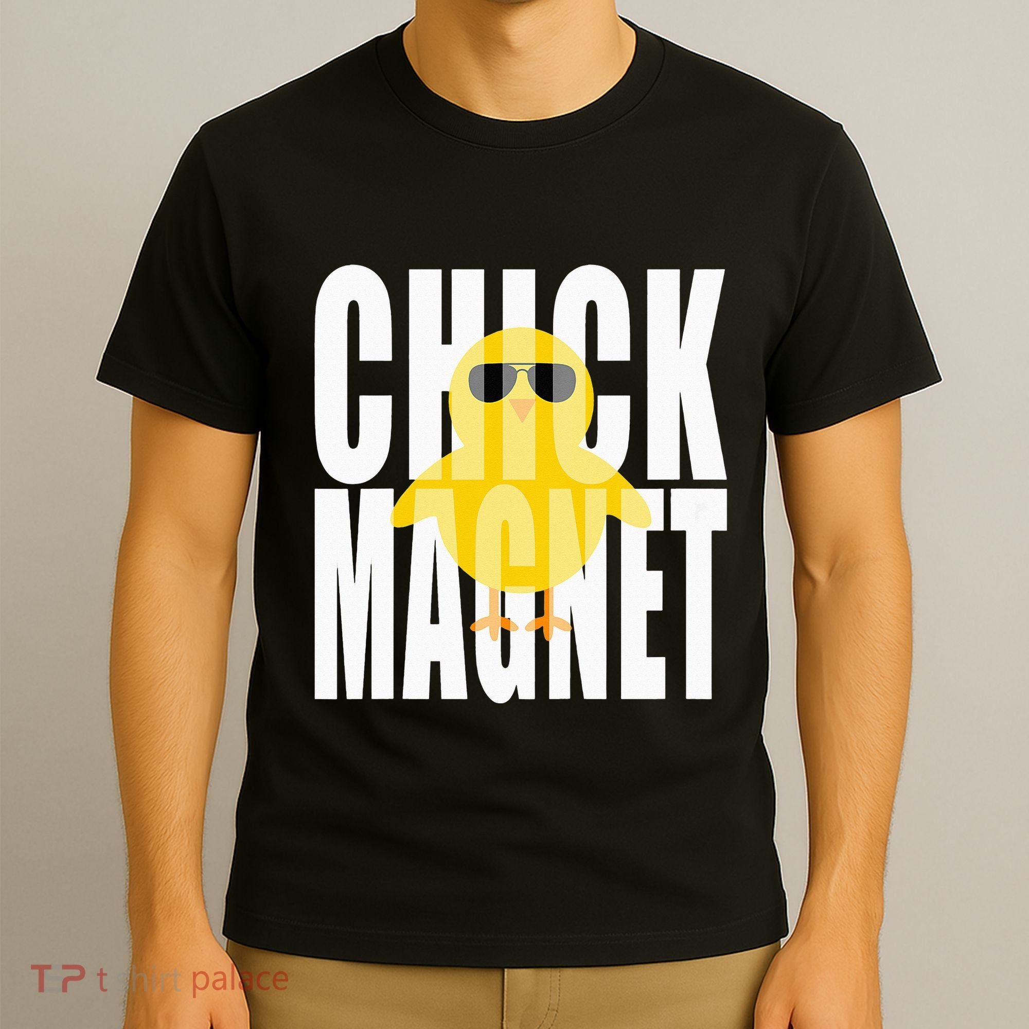 Chick Magnet Cute Easter Baby Chicken Sunglasses Art T-Shirt