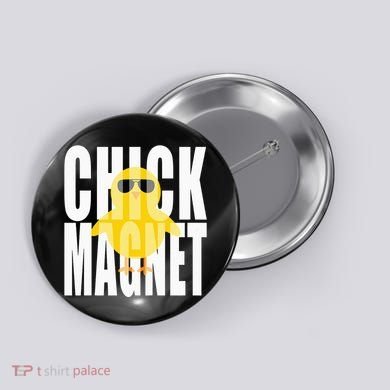 Chick Magnet Cute Easter Baby Chicken Sunglasses Art Button