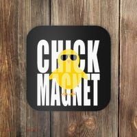 Chick Magnet Cute Easter Baby Chicken Sunglasses Art Coaster thumb 0