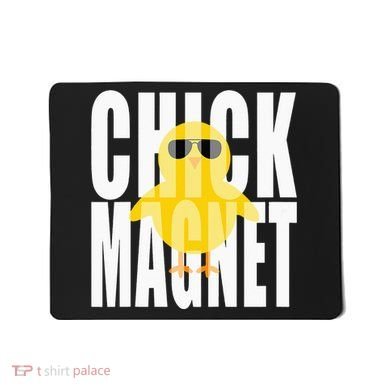 Chick Magnet Cute Easter Baby Chicken Sunglasses Art Mousepad