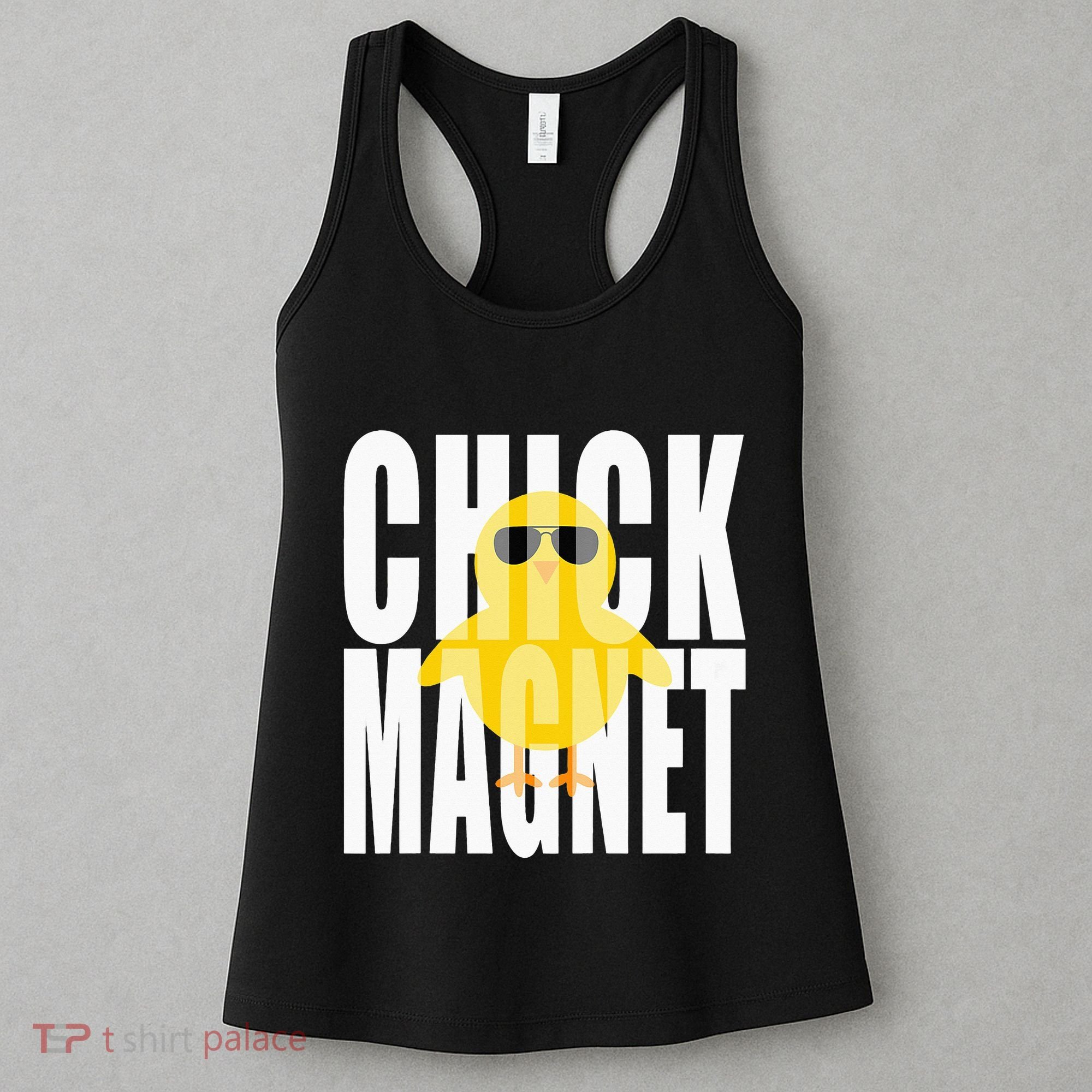Chick Magnet Cute Easter Baby Chicken Sunglasses Art Women's Tank Top