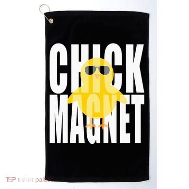 Chick Magnet Cute Easter Baby Chicken Sunglasses Art Golf Towel