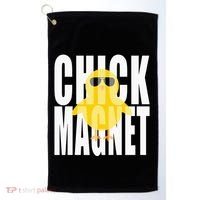 Chick Magnet Cute Easter Baby Chicken Sunglasses Art Golf Towel thumb 0