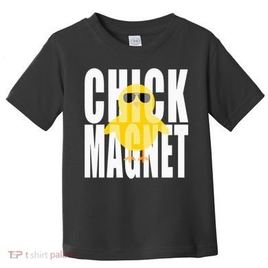 Chick Magnet Cute Easter Baby Chicken Sunglasses Art Toddler T-Shirt