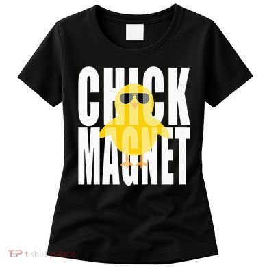 Chick Magnet Cute Easter Baby Chicken Sunglasses Art Women's T-Shirt