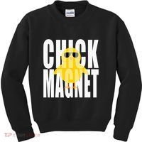 Chick Magnet Cute Easter Baby Chicken Sunglasses Art Kids Sweatshirt thumb 0