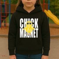 Chick Magnet Cute Easter Baby Chicken Sunglasses Art Kids Hoodie thumb 3