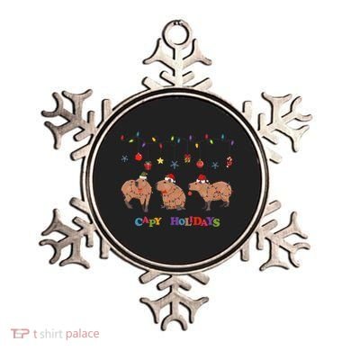 Capybara Merry Christmas Capy Holidays Capybara Christmas Ornament