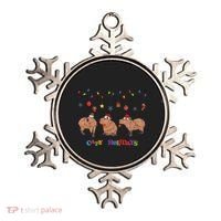 Capybara Merry Christmas Capy Holidays Capybara Christmas Ornament thumb 0