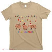 Capybara Merry Christmas Capy Holidays Capybara Christmas T-Shirt thumb 0