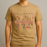 Capybara Merry Christmas Capy Holidays Capybara Christmas T-Shirt thumb 3