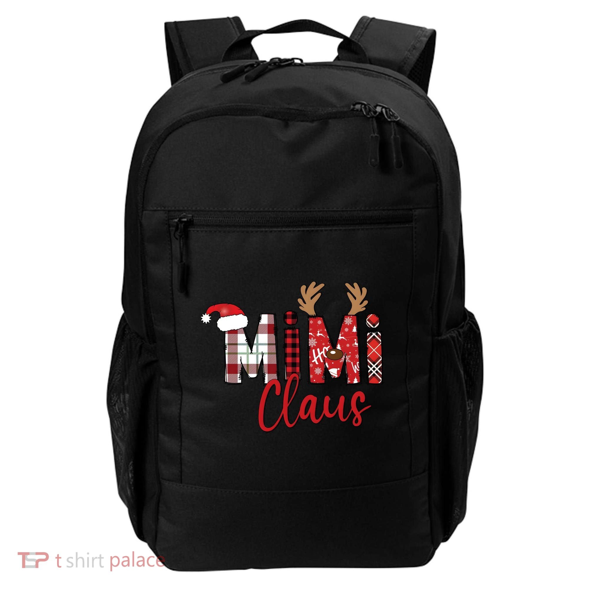 Christmas Mimi Claus Christmas Grandma Backpack