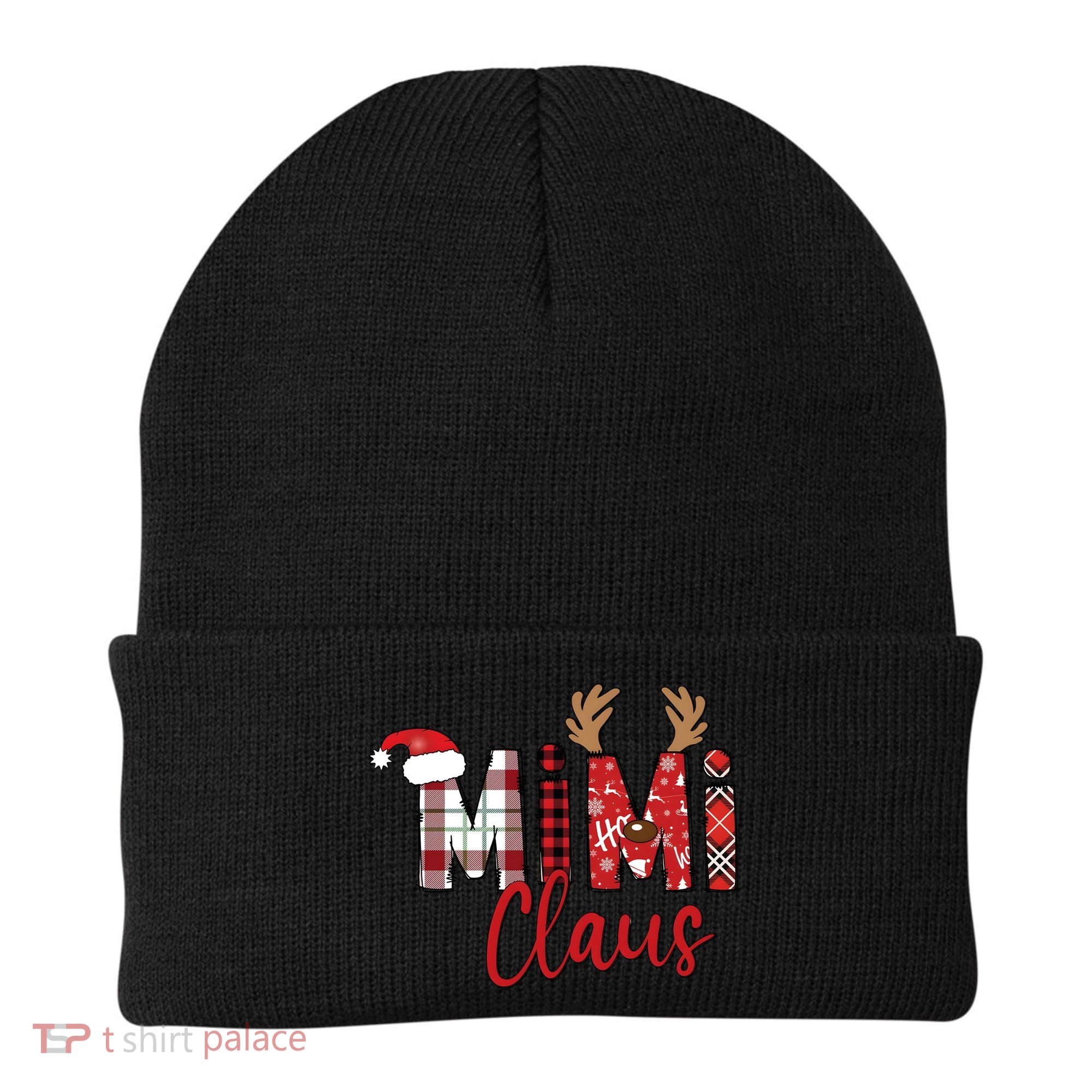 Christmas Mimi Claus Christmas Grandma Beanie