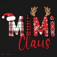 Christmas Mimi Claus Christmas Grandma Women's Hoodie thumb 2