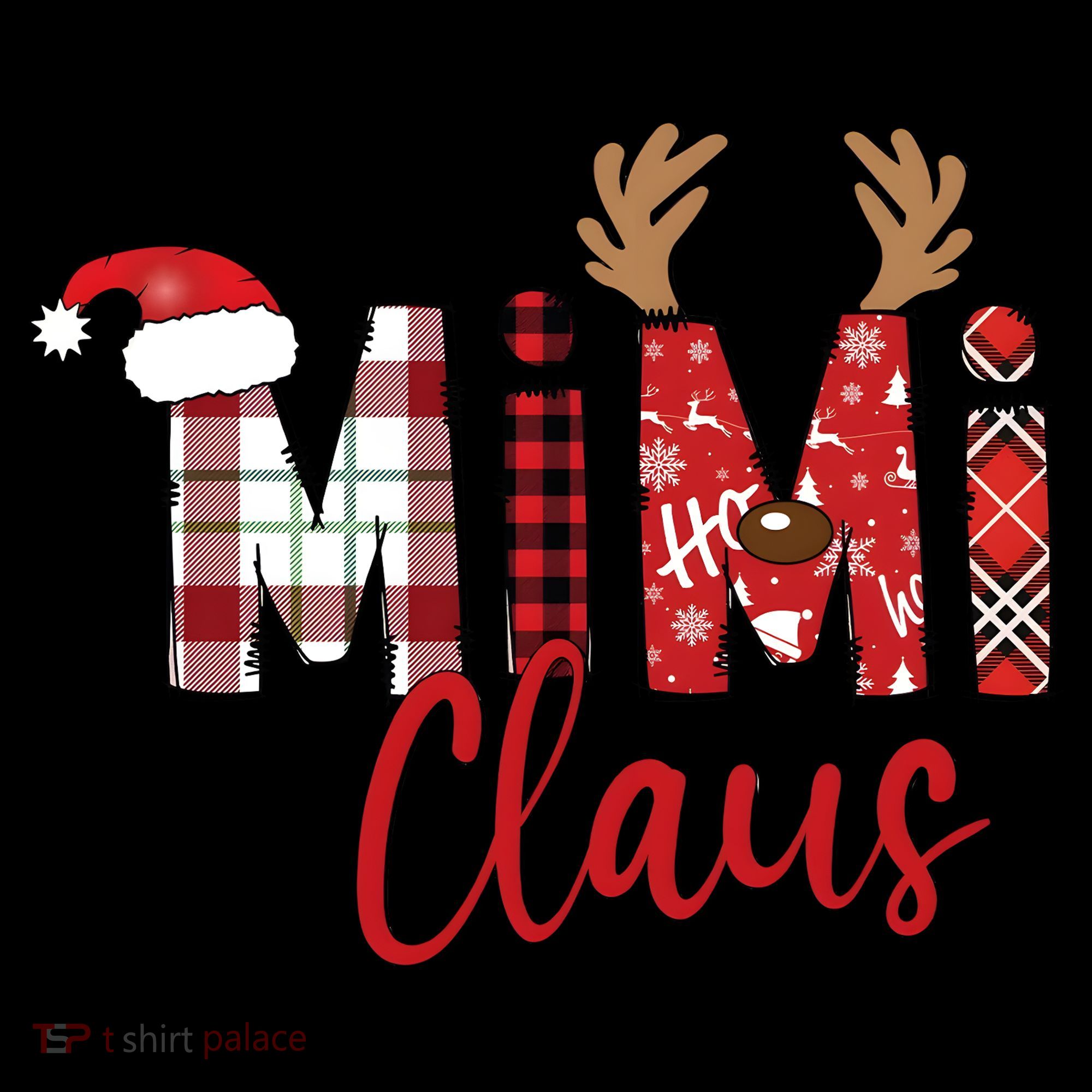 Christmas Mimi Claus Christmas Grandma Women's Hoodie