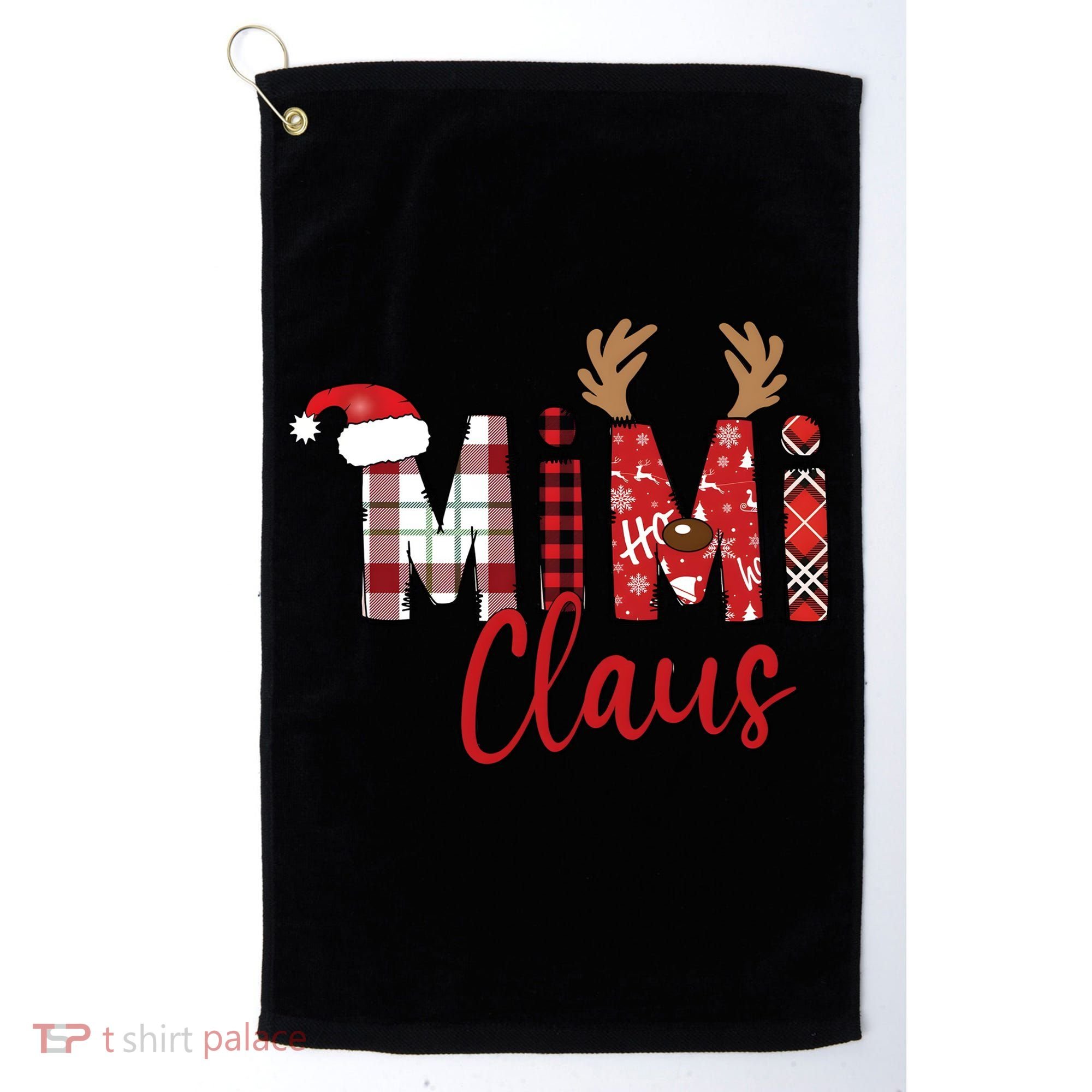 Christmas Mimi Claus Christmas Grandma Golf Towel