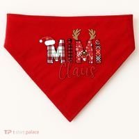 Christmas Mimi Claus Christmas Grandma USA-Made Doggie Bandana thumb 0