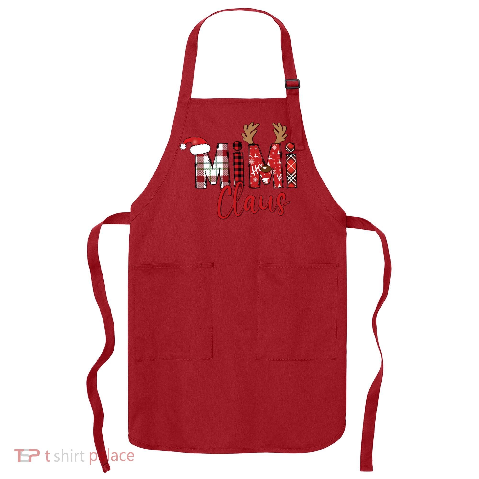 Christmas Mimi Claus Christmas Grandma Apron