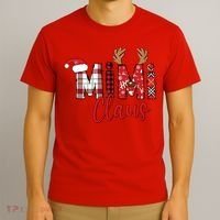 Christmas Mimi Claus Christmas Grandma T-Shirt thumb 3