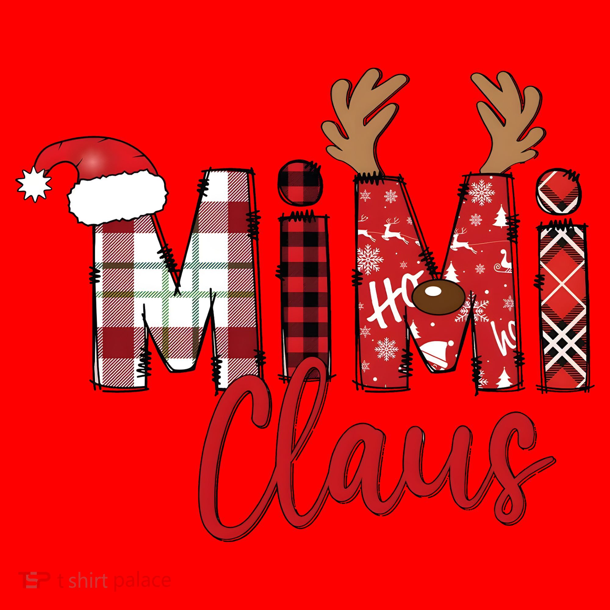 Christmas Mimi Claus Christmas Grandma Women's Tank Top