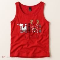 Christmas Mimi Claus Christmas Grandma Tank Top thumb 2