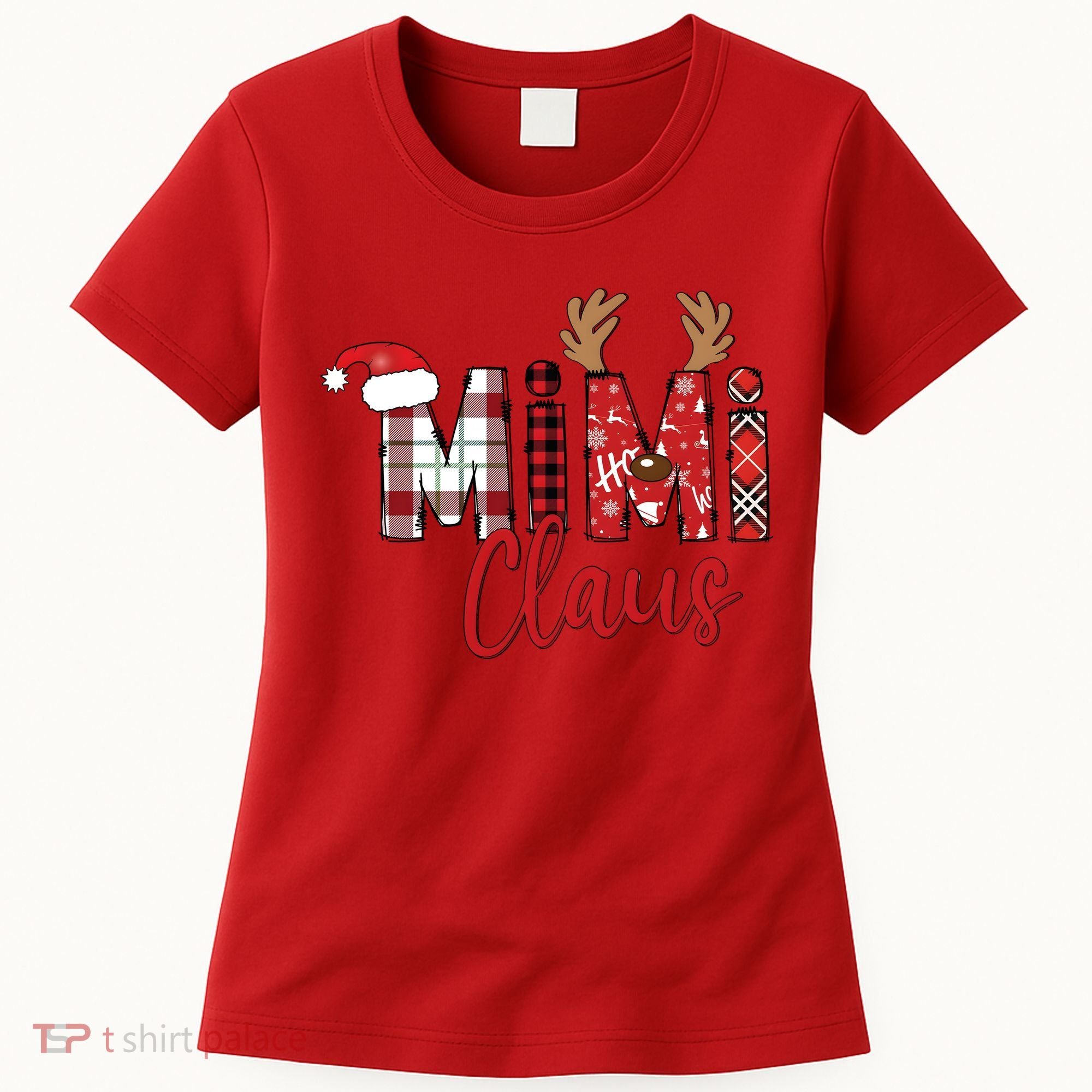 Christmas Mimi Claus Christmas Grandma Women's T-Shirt