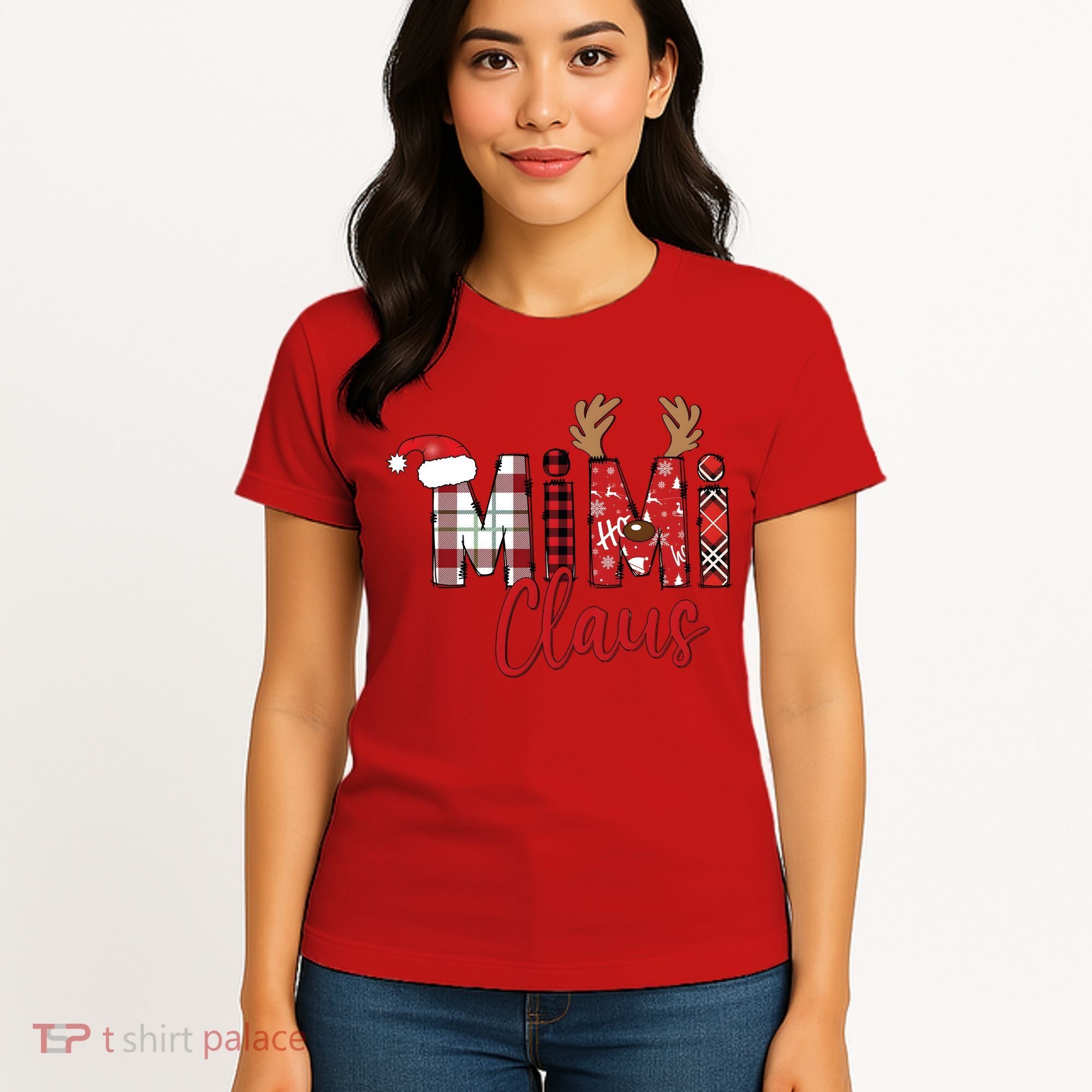 Christmas Mimi Claus Christmas Grandma Women's T-Shirt