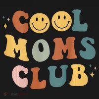 Cool Moms Club ON BACK Print Long Sleeve Shirt thumb 2