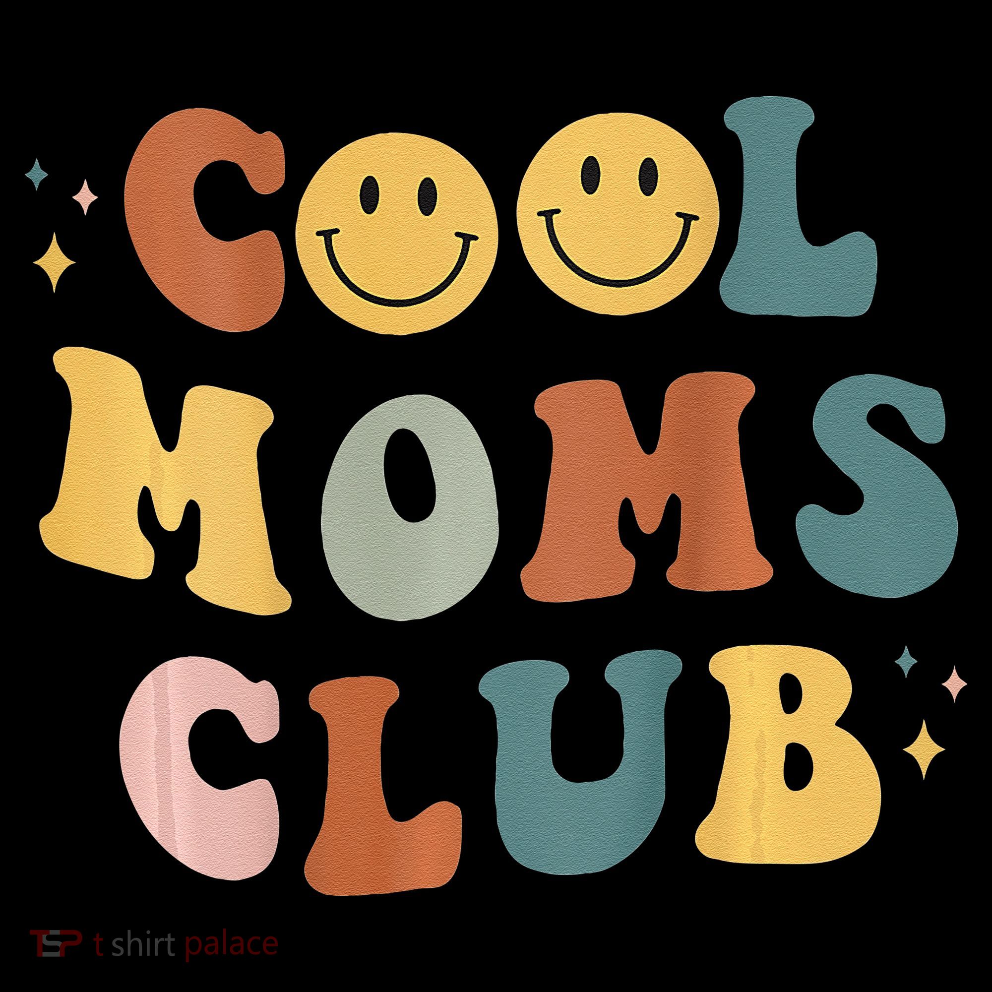 Cool Moms Club ON BACK Print Women's Hoodie