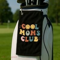 Cool Moms Club ON BACK Print Golf Towel thumb 2