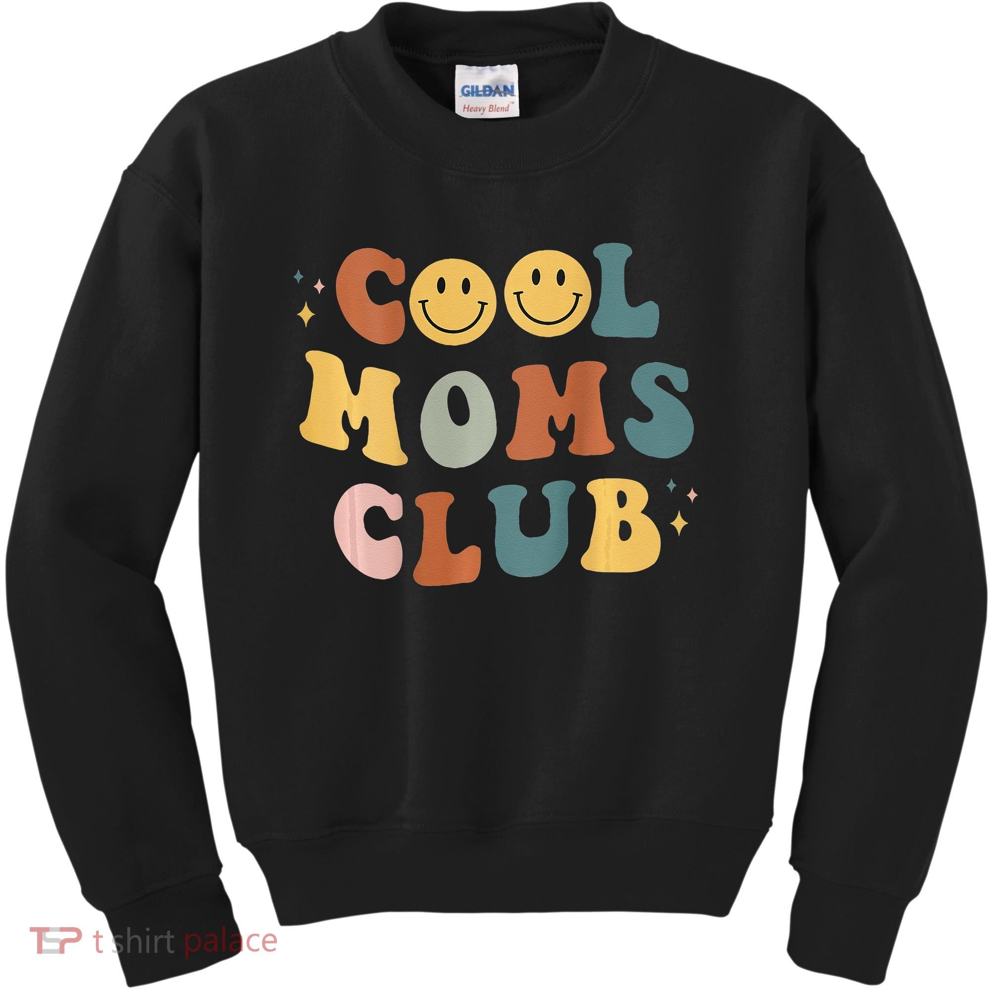Cool Moms Club ON BACK Print Kids Sweatshirt
